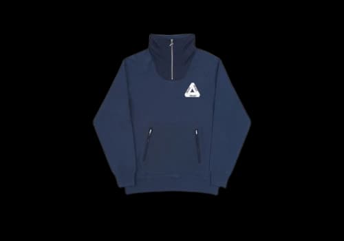 Palace P Crepe Zip Funnel Navy