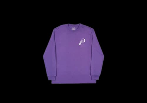 Palace P-Moon Longsleeve Purple/White/Black