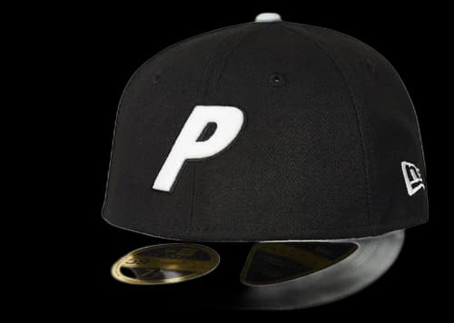 Palace P New Era LP 59Fifty Fitted Cap Black/Gray