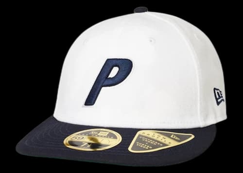 Palace P New Era LP 59Fifty Fitted Cap White/Navy