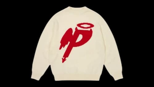 Palace P Wing Knit Soft White