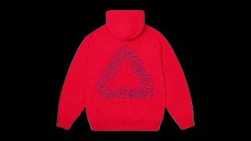 Palace P3 Piece Hoodie True Red