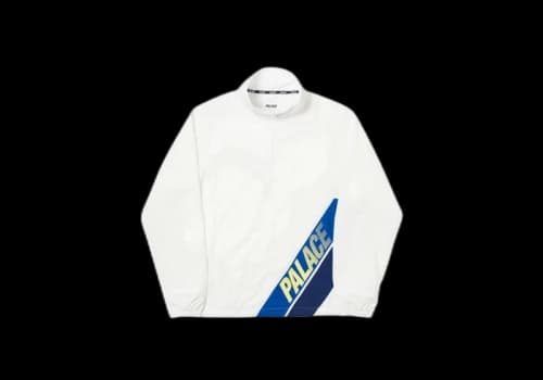 Palace Pal Beam Cotton Shell 1/4 Zip White