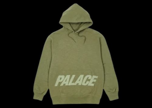 Palace PAL Pocket Slub Hood Olive