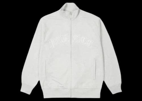 Palace Established Zip Funnel Grey Marl