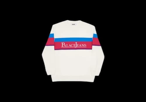 Palace Jeans Crew White