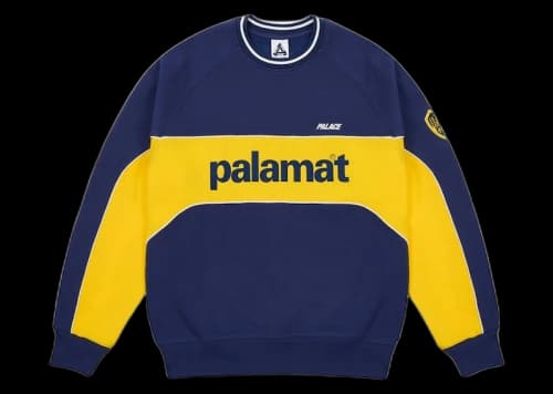 Palace Palamat Crew Navy/Yellow