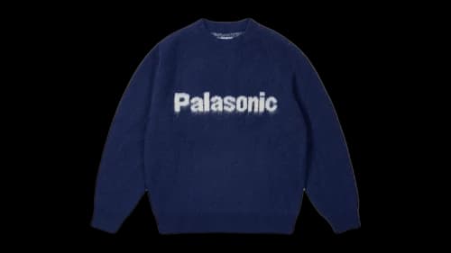 Palace Palasonic Knit Crew Deep Sea Blue