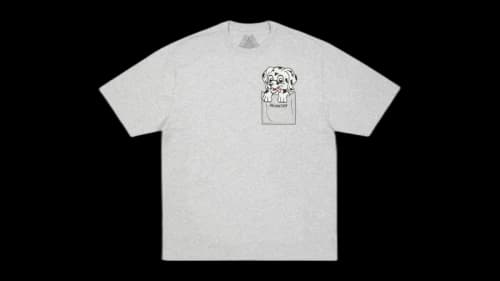 Palace Palmation T-Shirt Grey Marl