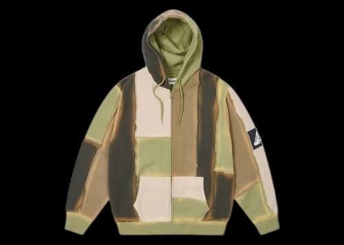 Palace Patch Me Up Zip Hood Multi Khaki