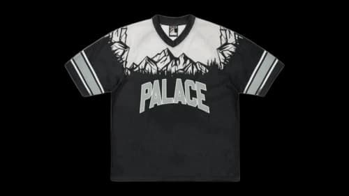 Palace Peaker Mesh Jersey Black