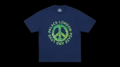 Palace Pease And Love T-Shirt Navy