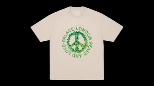 Palace Pease And Love T-Shirt Stoney Grey