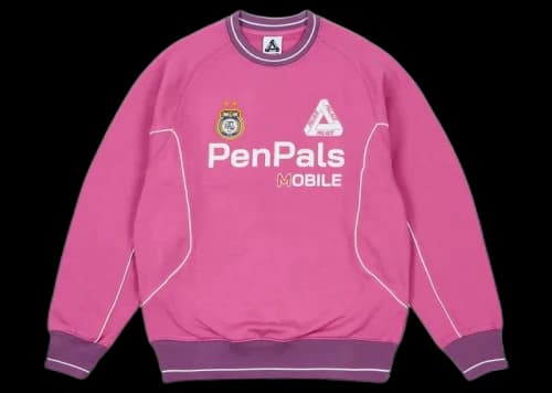 Palace Pen Pals Crew Rosa