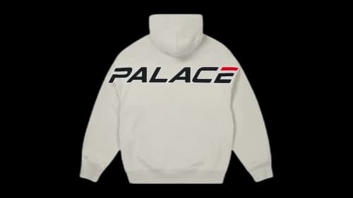 Palace Performance Hoodie Grey