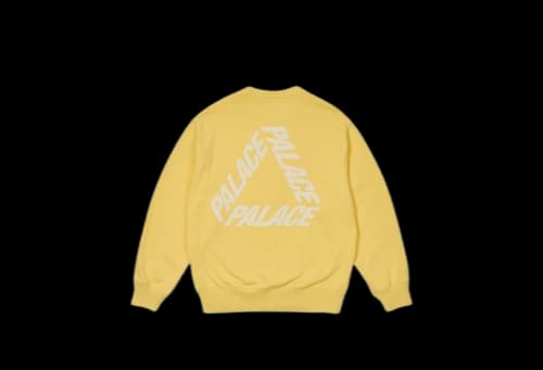 Palace Pigment P3 Crew 'Blessed Yellow' (SS25)
