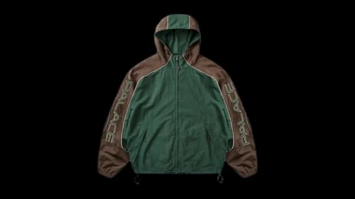 Palace Piped Shell Jacket Racey Green