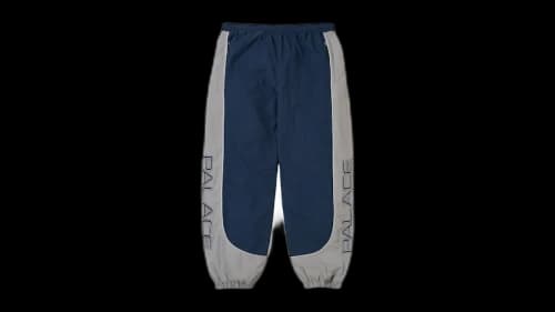 Palace Piped Shell Joggers Navy