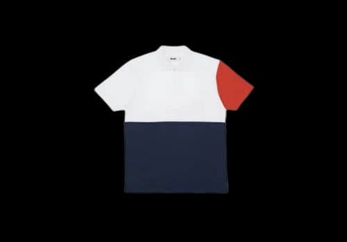 Palace Pique Polo Navy/Orange/White