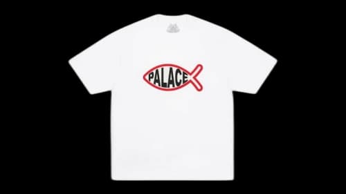 Palace Plaice T-shirt White
