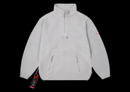 Palace Polartec 1/2 Zip Jacket Grey