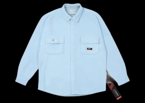 Palace Polartec Drop Shoulder Shirt Crystalized Blue