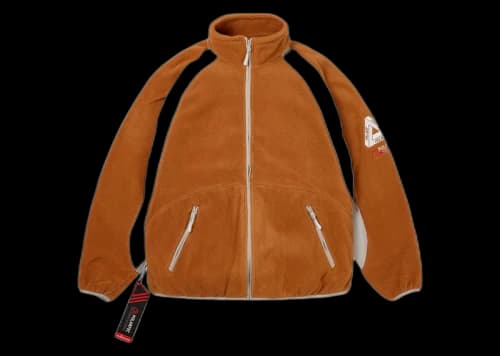 Palace Polartec Duo Fleece Jacket Burnt Orange