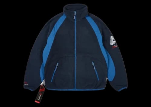 Palace Polartec Duo Fleece Jacket Navy