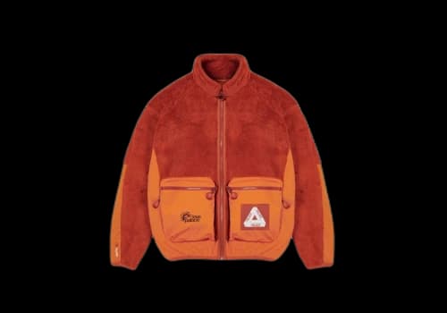 Palace Polartec High-Loft Teddy Fleece Jacket Pumpkin