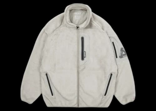 Palace Polartec High Loft Track Jacket Grey