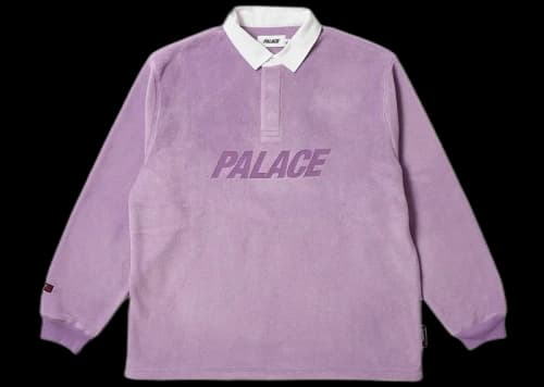 Palace Polartec Rugby Lilac
