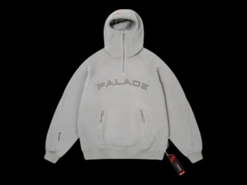 Palace Polartec Shadow Hood Grey