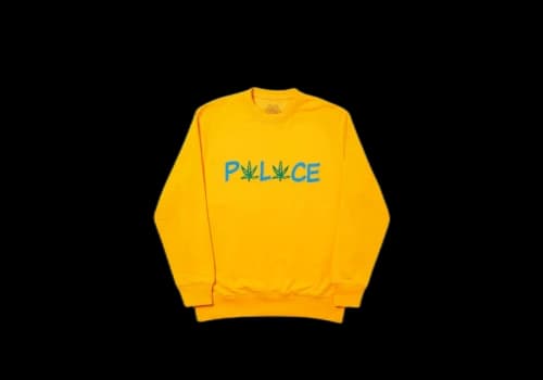 Palace Pwlwce Crew Yellow