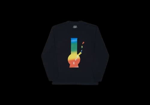 Palace Rainbow Bong Longsleeve Black/Orange/Yellow/Green