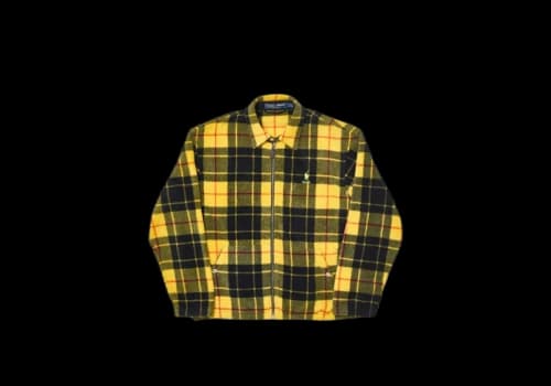 Palace Ralph Lauren Polar Fleece Harrington Yellow Plaid