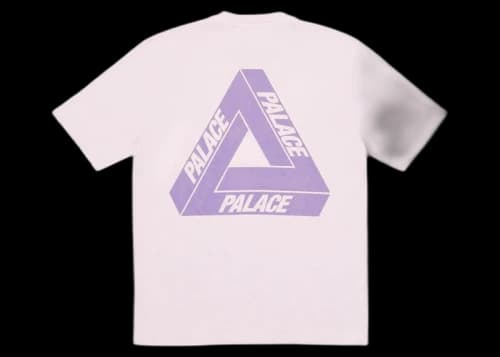 Palace Reacto Tri-Ferg T-Shirt Pink