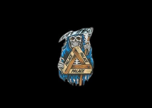 Palace Reaper Hood Grey Marl