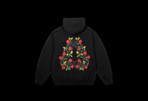 Palace Rose P3 Hood 'Black' (SS25)