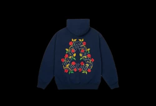 Palace Rose P3 Hood 'Navy' (SS25)