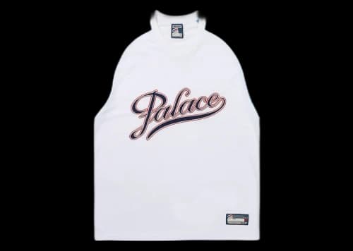 Palace Script Jersey White