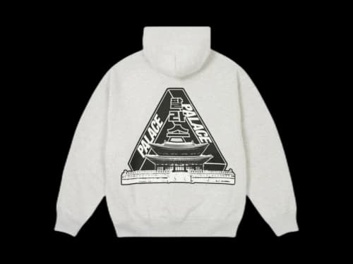 Palace Seoul 2 Seoul Hoodie Grey Marl