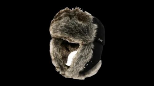 Palace Sherpa Faux Suede Trooper Black