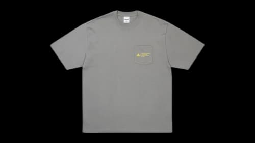 Palace Shop Locator Pocket Fukuoka T-Shirt Charcoal