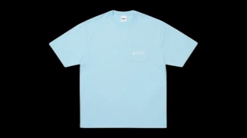Palace Shop Locator Pocket New York T-Shirt Ocean Blue