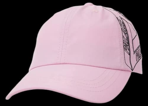 Palace Side TRI Shell 6-Panel Pink
