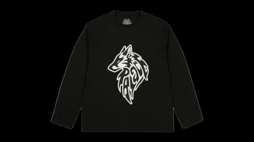 Palace Sketchy Lone Wolf Longsleeve Black