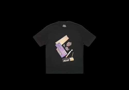 Palace Skin Up Monsieur T-Shirt Black
