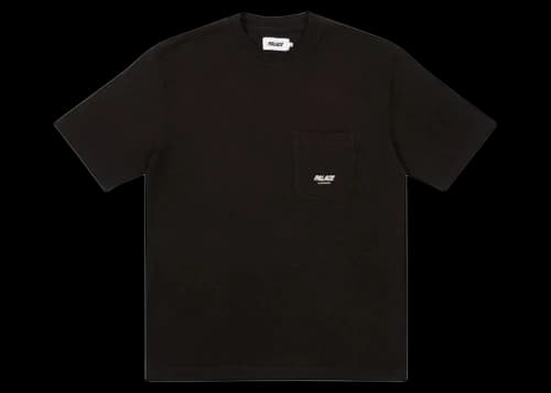 Palace Slub Pocket Zig Zag T-shirt Black