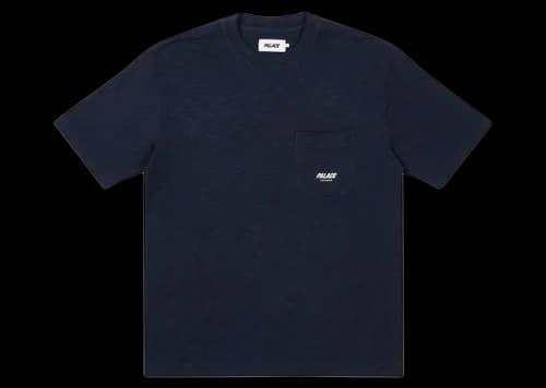 Palace Slub Pocket Zig Zag T-shirt Navy