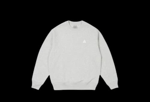 Palace Sofar Crew Grey Marl (SS24)